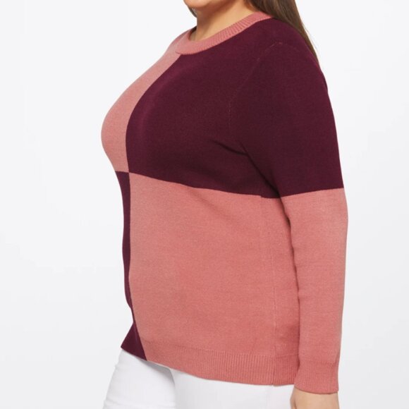 41 Hawthorn Dorian Jacquard Crew Neck Sweater – Elegant, Cozy & Versatile - Picture 3 of 6